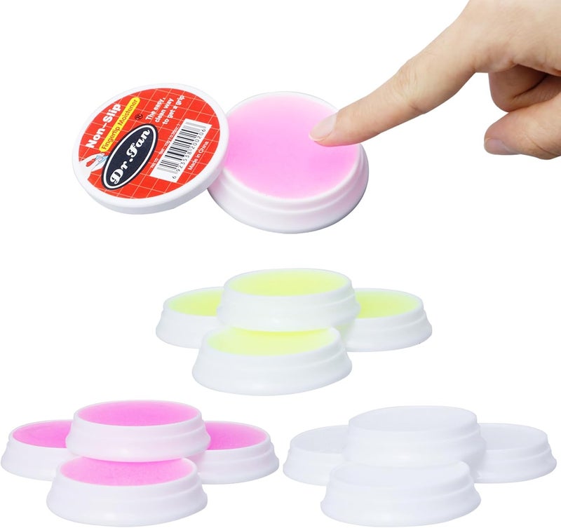 Abvsdu 12PCS Fingertip Moistener, 10 G Three-Colour Envelope Moistener, Finger Moisturizer Non-Slip Finger Moistener for Sorting Paper Grip Paper Bills Document Counting Collating Sorting Task - Image 1